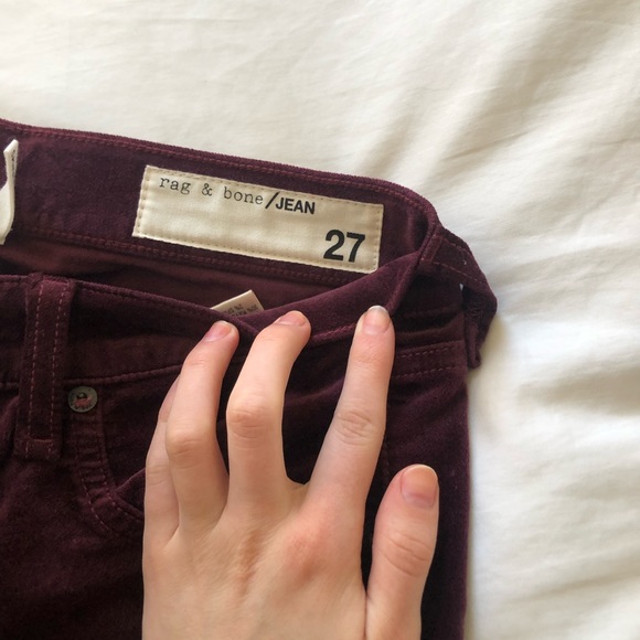 Rag/Bone Velvet Jeans - Picture 3 of 3